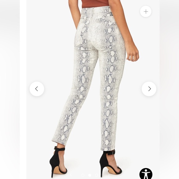 Joe's Jeans Women’s The Luna High Rise Cigarette Snake Print Straight Jeans 26 - Picture 7 of 8